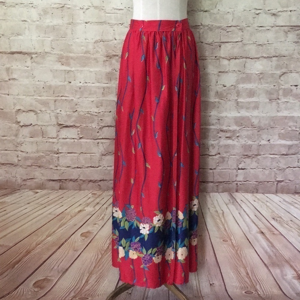 OLEG CASSINI Wrap Skirt Floral Coverup MARE MODA